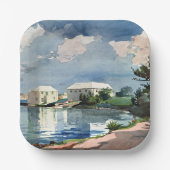 Winslow Homer, Zoutketel, Bermuda Papieren Bordje (Voorkant)