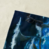 Winslow Homer's golfstroom herzien Strandlaken (In situ)