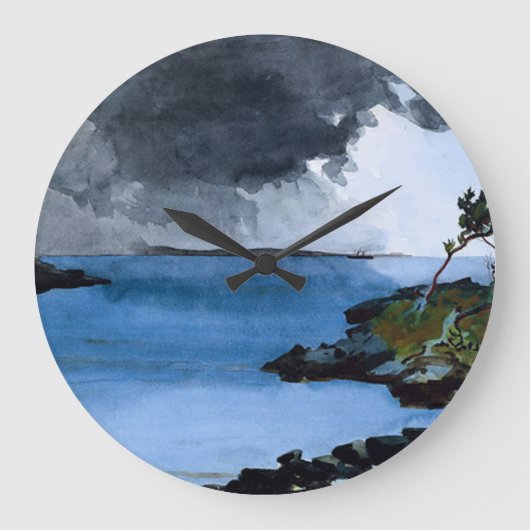Winslow Homer's "Het komende Storm" Grote Klok (Voorkant)