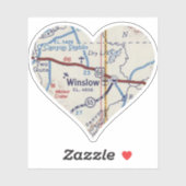 Winslow Map Sticker (Vel)