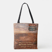 Winslow Meteor Crater Centennial Route Tote Bag (Achterkant)