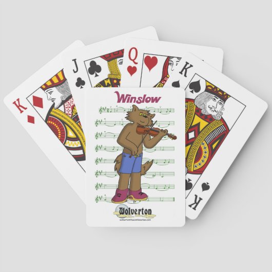 Winslow Playing Cards Pokerkaarten (Achterkant)