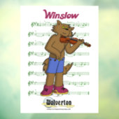 Winslow Window Cling Raamsticker (Vel 3)