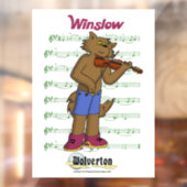 Winslow Window Cling Raamsticker (Vel 2)