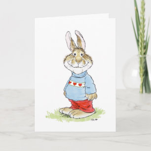 Winsome Valentijn Rabbit Card Kaart