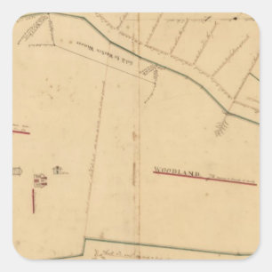 Winsor Boerderij, Rhode Island Vierkante Sticker