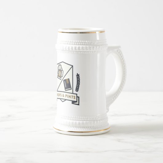 Winst en Pints beer stein Bierpul (Voorkant rechts)