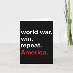Winst in de Tweede Wereldoorlog, herhaling Amerika Kaart