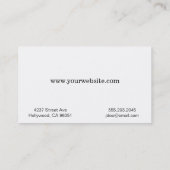 Winst/textuur Visitekaartje (Achterkant)