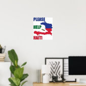 Winst voor - Help Haïti alstublieft Poster (Thuiskantoor)