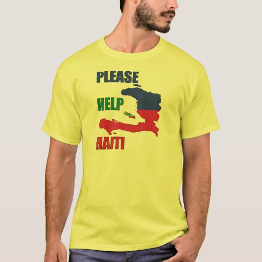 Winst voor - Help Haïti T-shirt (Voorkant)
