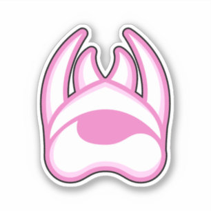 Winster White Claws Sticker