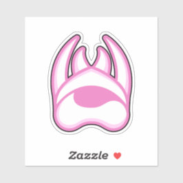 Winster White Claws Sticker