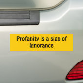 Winstgevendheid Bumpersticker (Op auto)