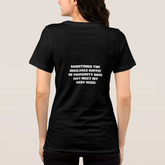 Winstgevendheid Tri-Blend Shirt (Achterkant)