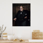 Winston Churchill 1941, ingediend door Yousuf Kars Poster (Keuken)