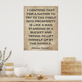 Winston Churchill #1 Poster (Keuken)