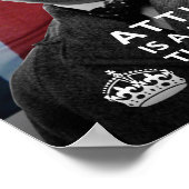 Winston Churchill - "Attitude maakt een verschil" Poster (Hoek)