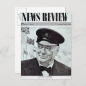 Winston Churchill Briefkaart (Voorkant / Achterkant)