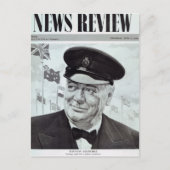 Winston Churchill Briefkaart (Voorkant)