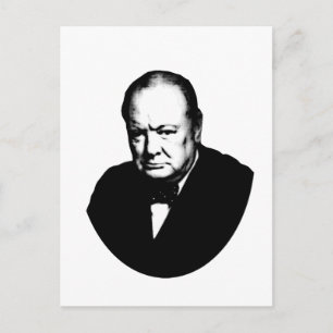 Winston Churchill Briefkaart