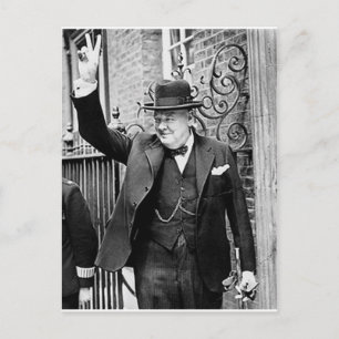 Winston Churchill Briefkaart