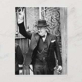 Winston Churchill Briefkaart