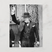 Winston Churchill Briefkaart (Voorkant)