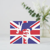 Winston Churchill Briefkaart (Staand voorkant)