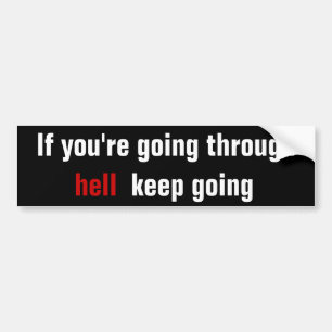 Winston Churchill Bumpersticker
