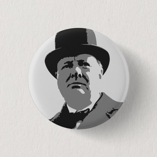 Winston Churchill Button (Voorkant)