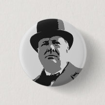 Winston Churchill Button