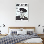 Winston Churchill Canvas Afdruk (Insitu (Slaapkamer))