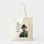 Winston Churchill Canvas tas (Voorkant)