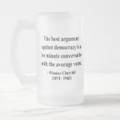 Winston Churchill Citaat 10a Matglas Bierpul (Links)