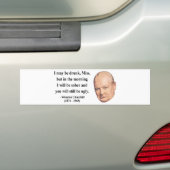 Winston Churchill Citaat 2b Bumpersticker (Op auto)