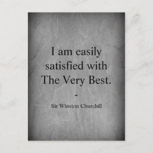 Winston Churchill citaat; Het Aller Beste Briefkaart