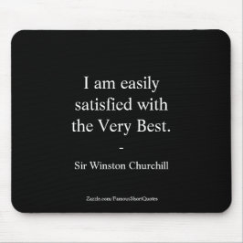 Winston Churchill citaat; Het Allerbeste Muismat