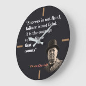 Winston Churchill citaat over moed Grote Klok (Hoek)