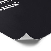 Winston Churchill citaat over moed Poster (Hoek)