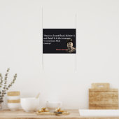 Winston Churchill citaat over moed Poster (Keuken)