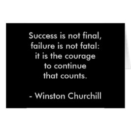 Winston Churchill Citaat; Succes