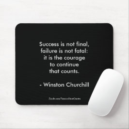 Winston Churchill citaat; Succes 2.0 Muismat