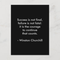 Winston Churchill citaat; Succes
