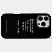 Winston Churchill citaat; Succes Case-Mate iPhone Case (Achterkant (horizontaal))