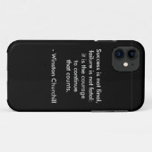 Winston Churchill Citaat; Succes Case-Mate iPhone Case (Achterkant (horizontaal))