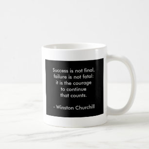Winston Churchill citaat; Succes Koffiemok