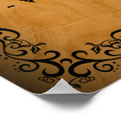 Winston Churchill citaat; Succes Scroll & Stucco Poster (Hoek)
