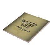 Winston Churchill Citaat; Succes Tegeltje (Zijkant)