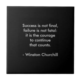 Winston Churchill Citaat; Succes Tegeltje